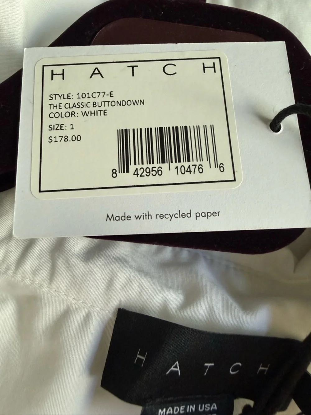 Hatch White Classic Buttondown - Picture 4 of 5